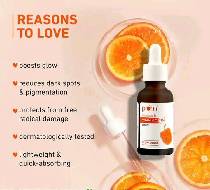 Plum 15% Vitamin C Face Serum with Mandarin - 30ml