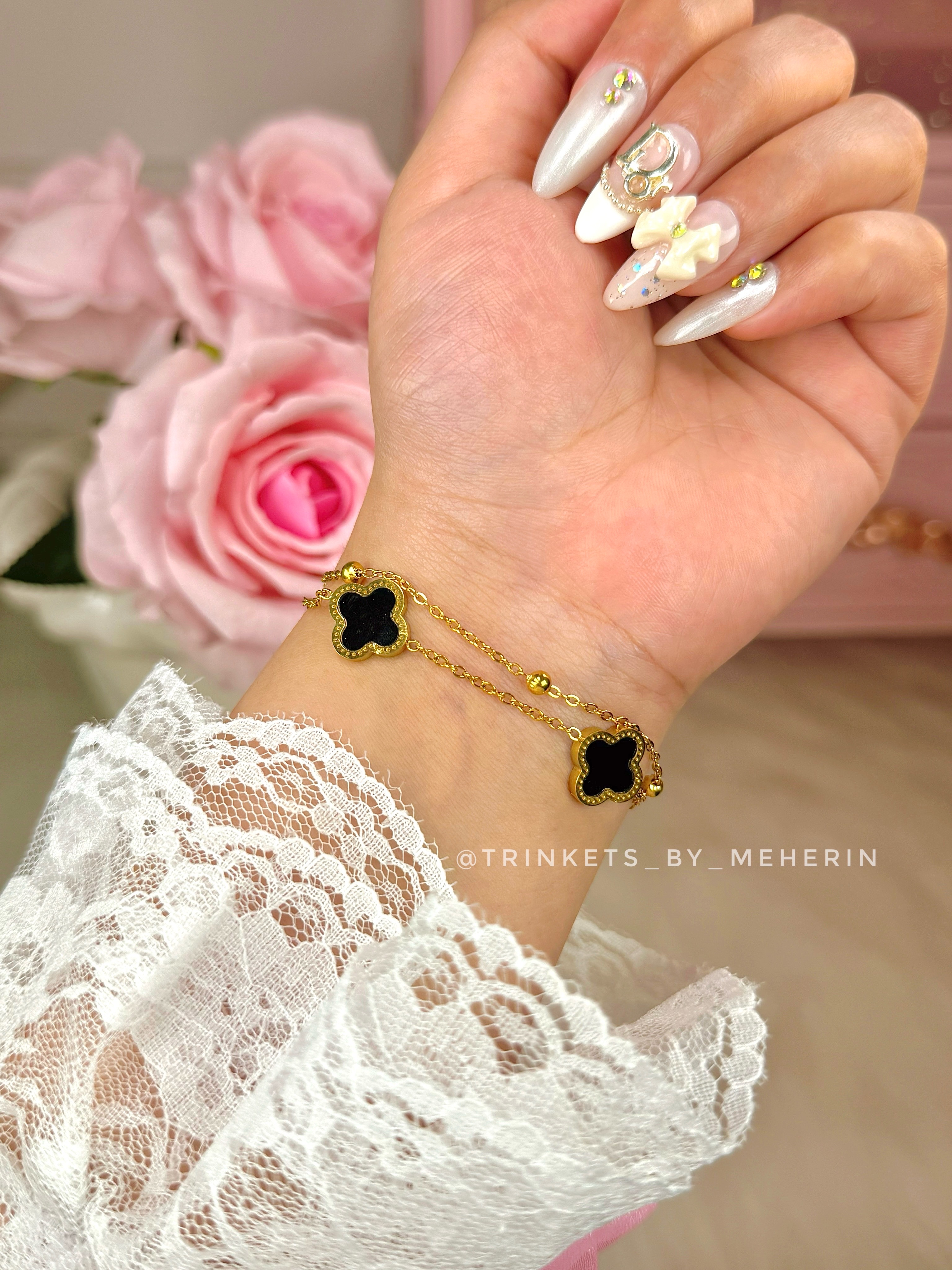 Double layer clover bracelet_img_0