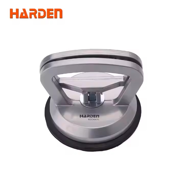 HARDEN 620605 Glass Holder, 118mm in Dia, Single Head Suction Plate, Single Claw Suction Lifter, Dent Puller, Made of Aluminum Alloy; Model: 620605
