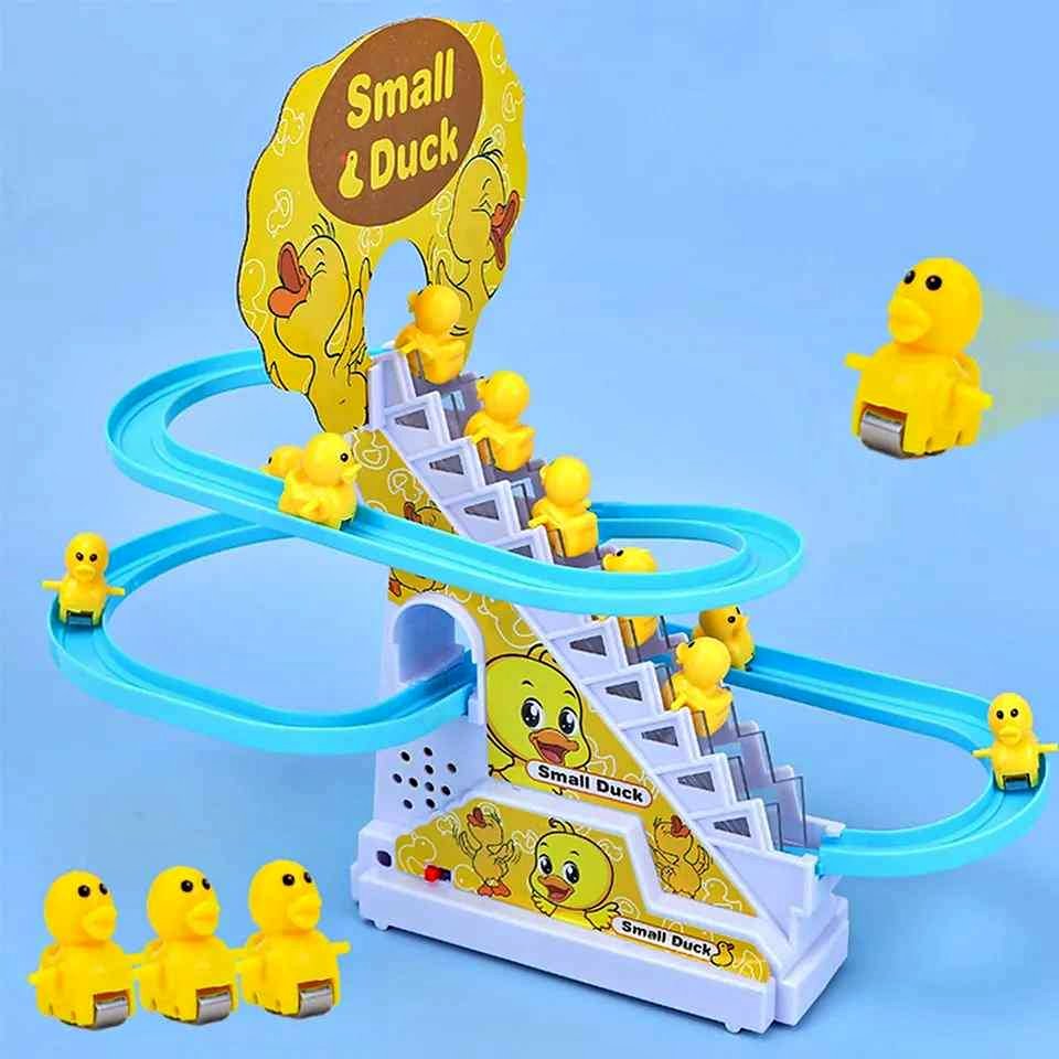 Electric Small Duck Climbing Stairs Toy_img_0
