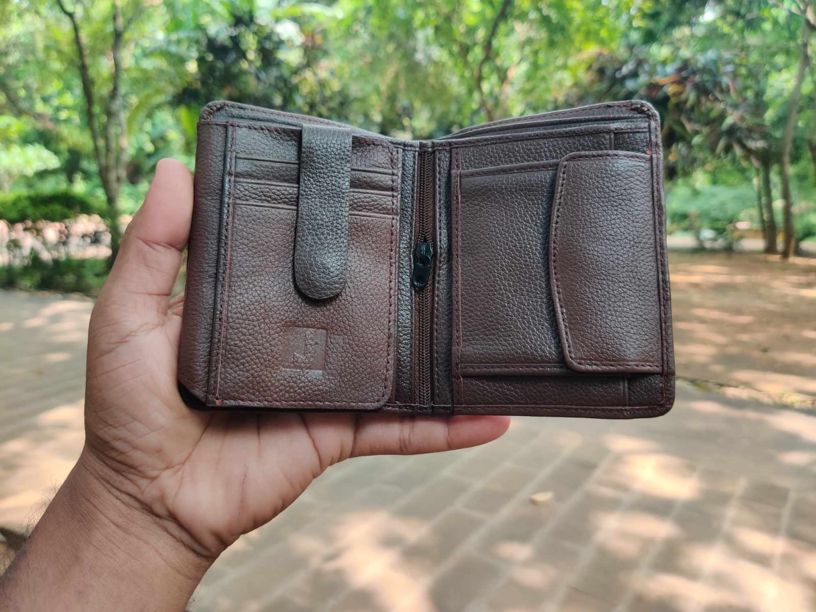Chocolate Premium 100% Genuine Cow Leather Wallet