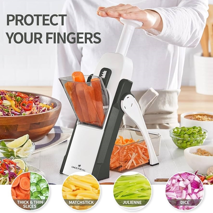 মাল্টিফাংশনাল ভেজিটেবল কাটার (Multifunctional Vegetable Cutter) স্প্রিং স্লাইসার ভেজিটেবল ফ্রুটস কাটার, ভেজিটেবল কাটার, সবজি কাটার