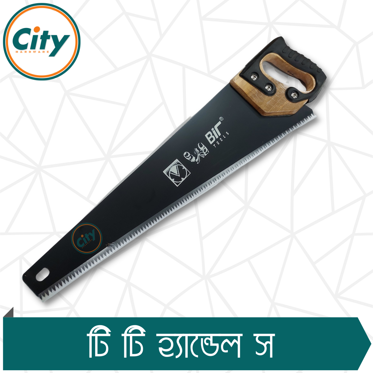 ১৮ ইঞ্চি হ্যান্ড স ট্রাই অ্যাঙ্গেল দাঁত ও রাবার গ্রিপ হ্যান্ডেল সহ কালো হাত করাত_img_3