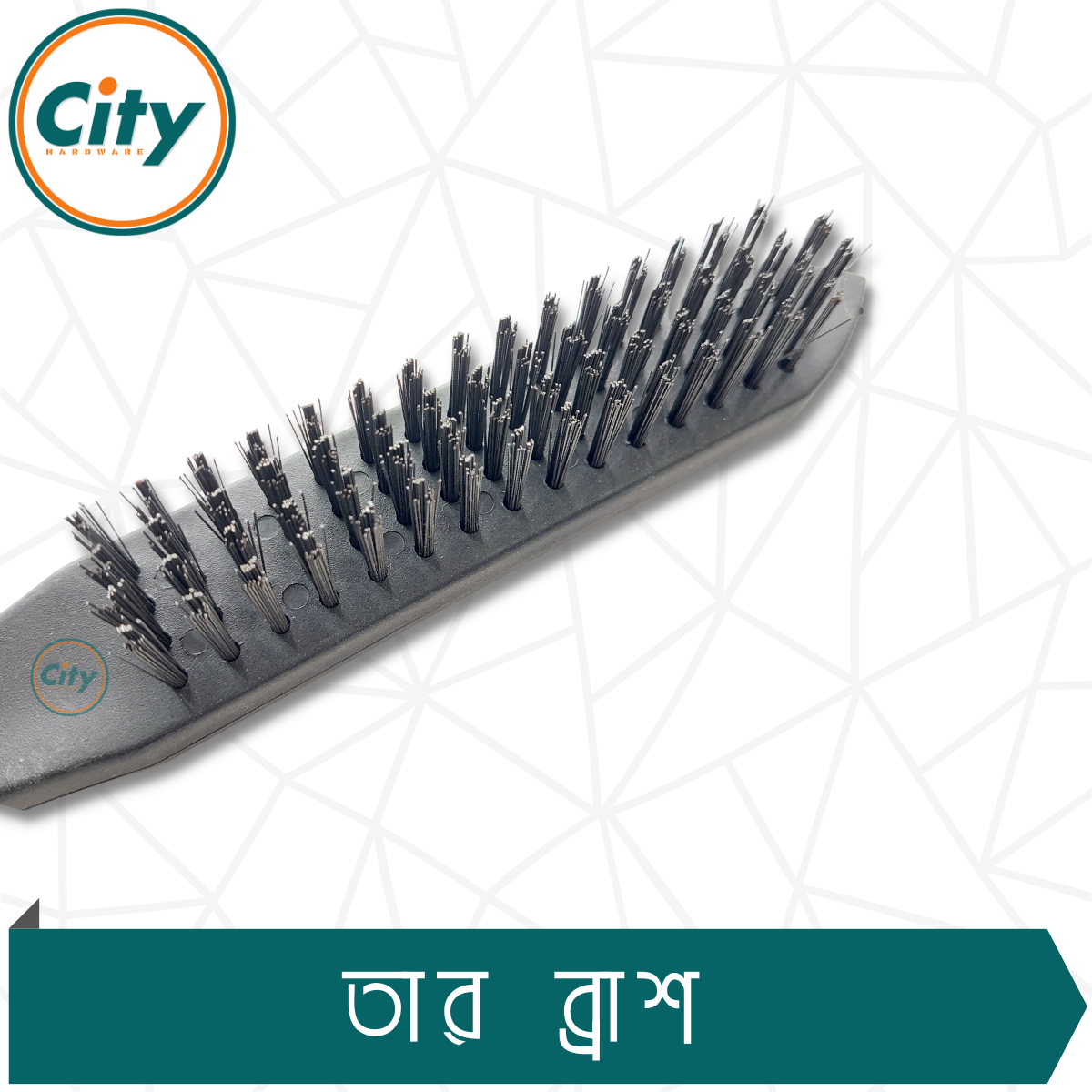কার্বন স্টিলের তারের ব্রাশ কার্ভড প্লাস্টিকের হ্যান্ডেল সহ তার ব্রাশ_img_4