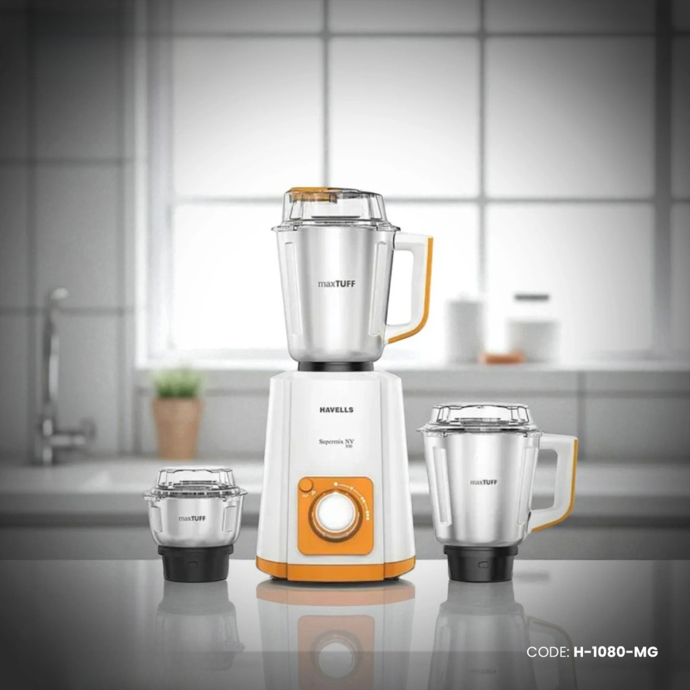 Havells Supermix 500W Mixer Grinder H-1080-MG