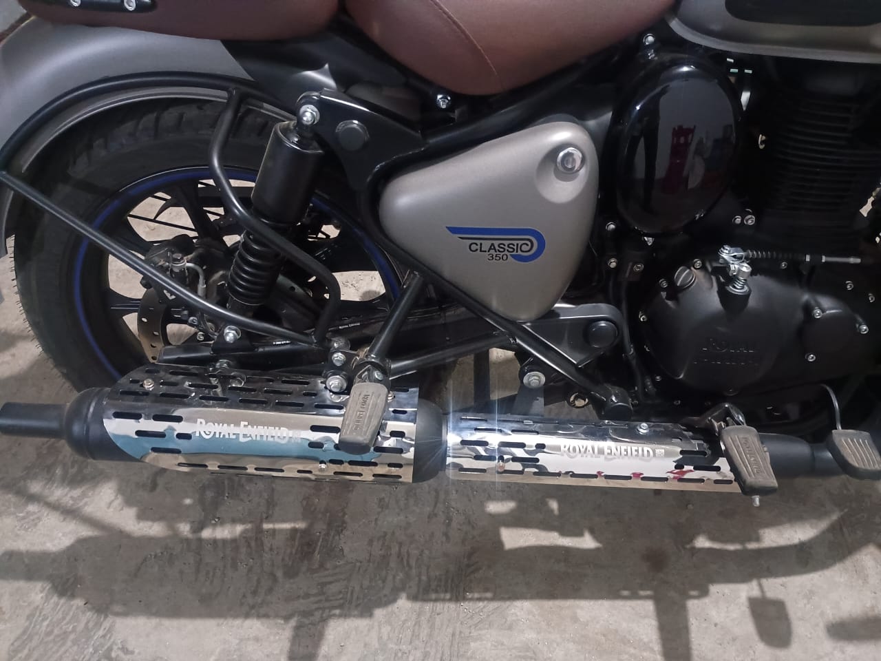 Premium Silencer Cover For Royal Enfield_img_2