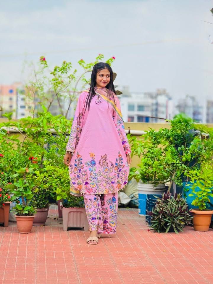 LUXURY PAKISTANI INSPIRED 3 PIECE thumbnail 6