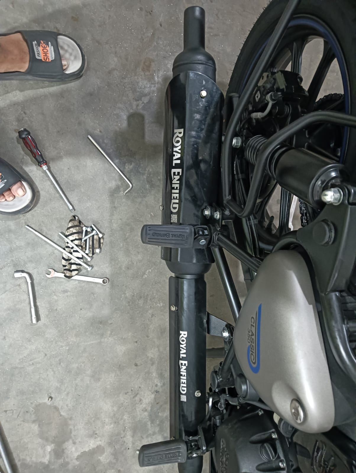 Premium Silencer Cover For Royal Enfield_img_3