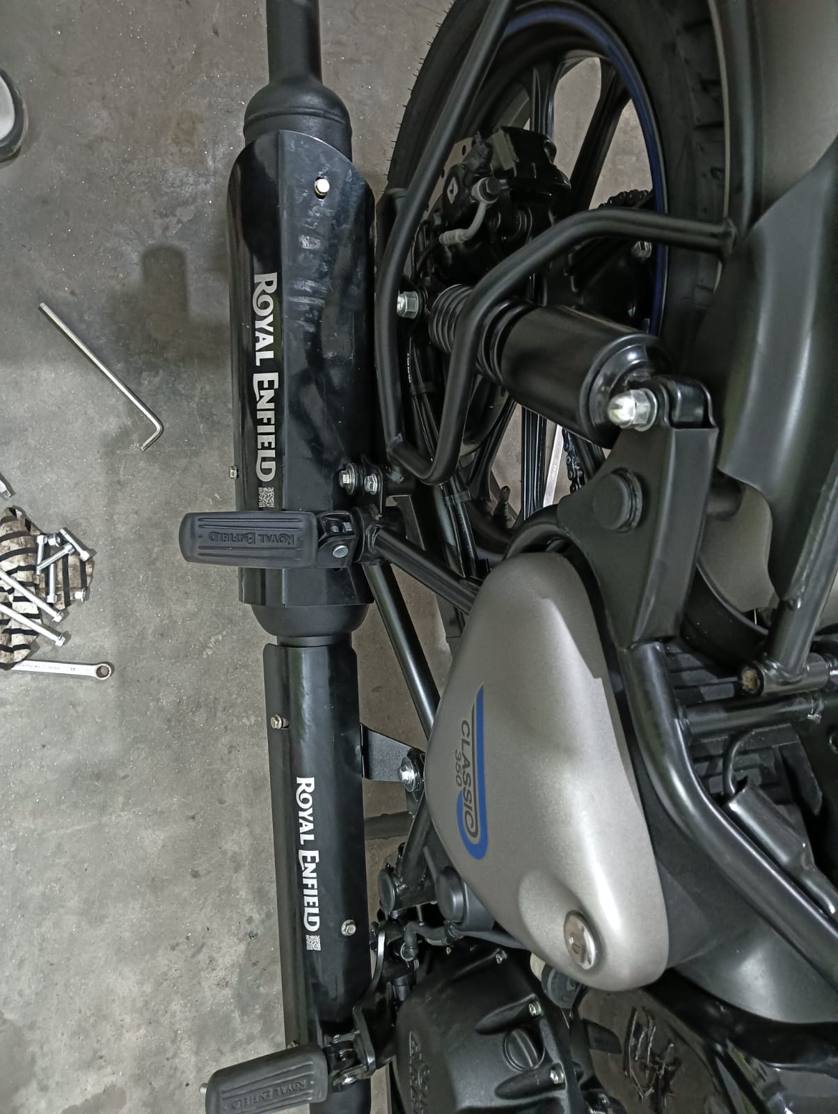 Premium Silencer Cover For Royal Enfield_img_2