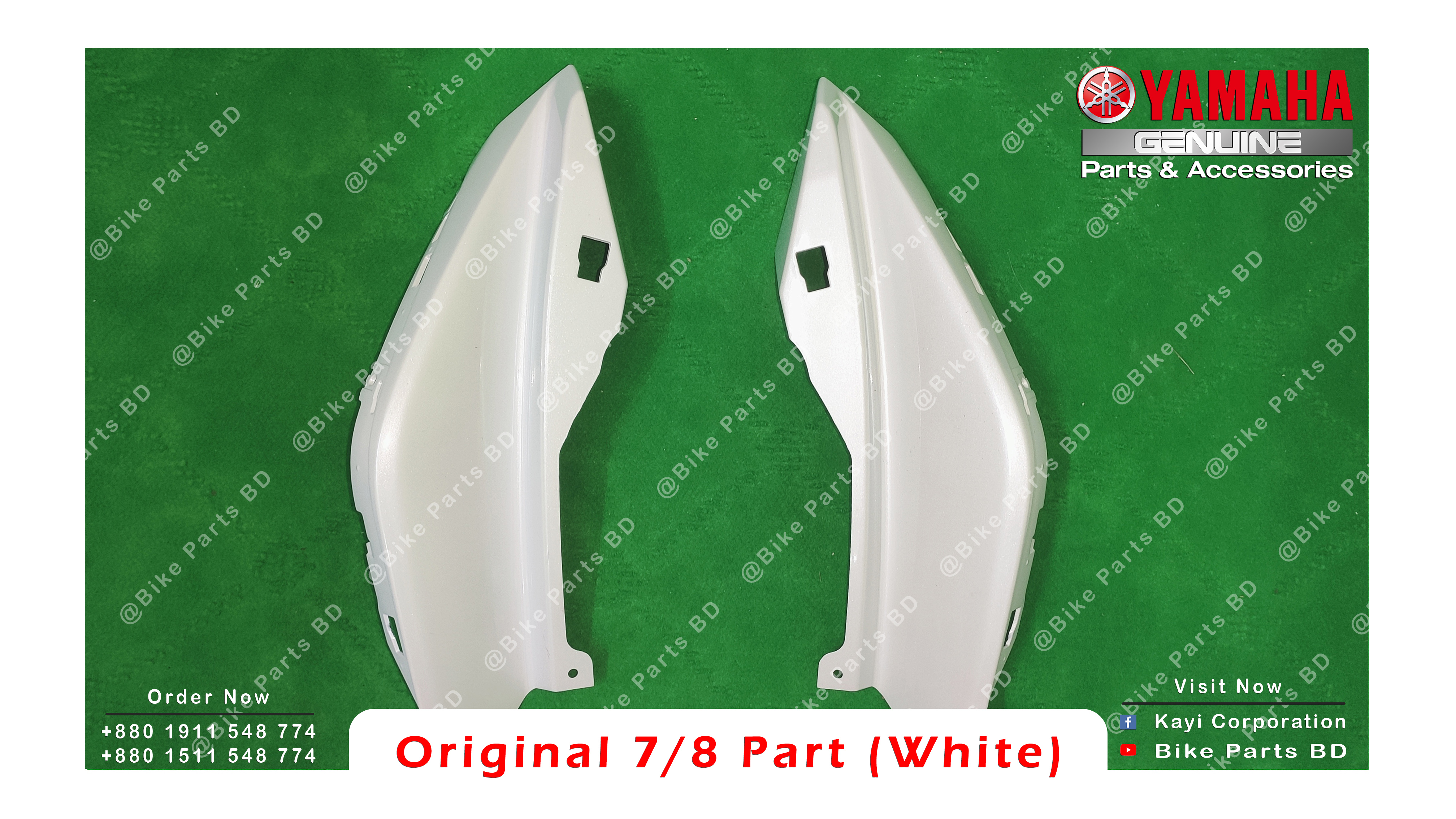 7/8 Part for Yamaha Fazer V2 (White) bike. thumbnail 2