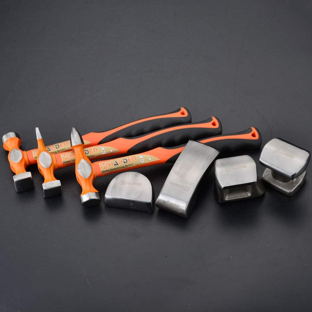 HARDEN Professional 7PCS Vehicle Tool Kit 45 Carbon Steel Auto Car Repair Tools Set, Model: 590527_img_1