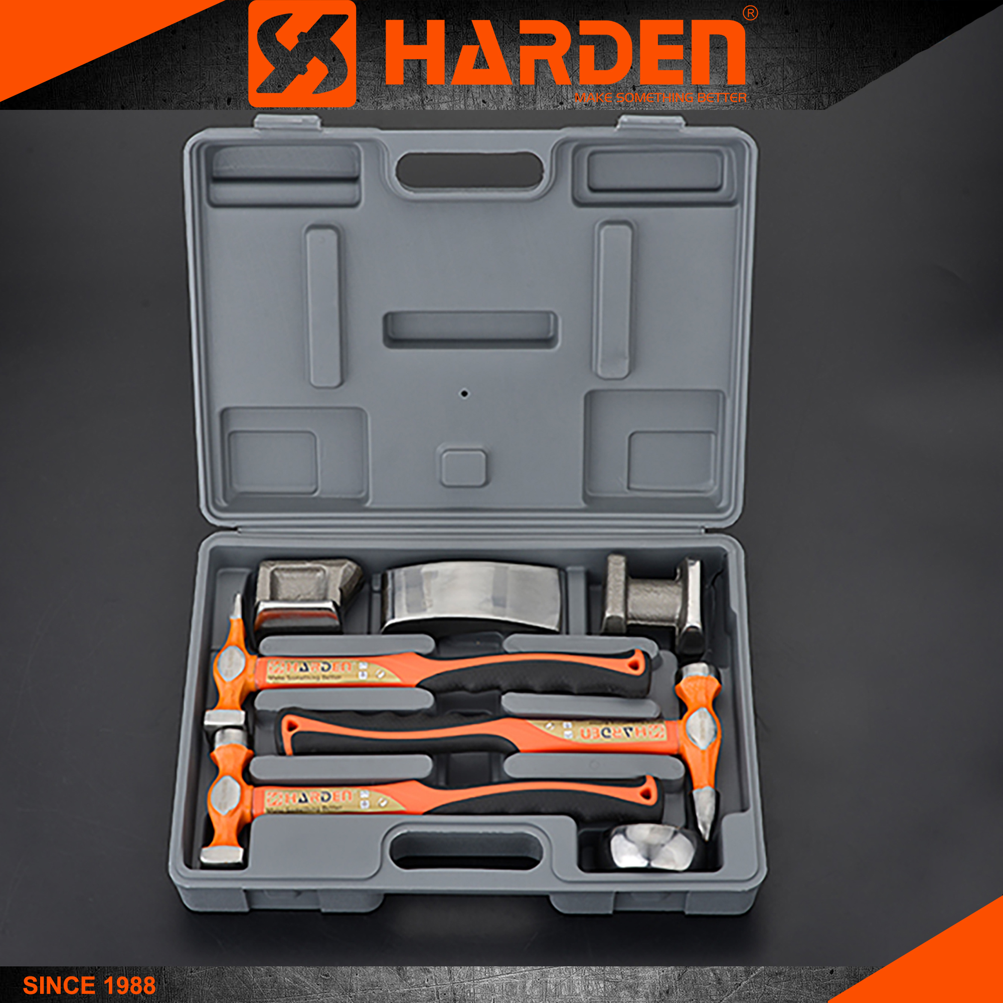 HARDEN Professional 7PCS Vehicle Tool Kit 45 Carbon Steel Auto Car Repair Tools Set, Model: 590527_img_3