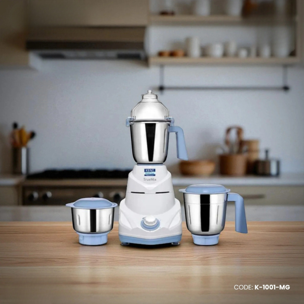 KENT TrueMix-B 750 W 3 in 1 Mixer Grinder ( White ) K-1001-MG