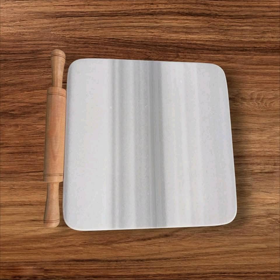 Premium Marble Stone Roti/Paratha/Luchi Maker with Belan – Heavy Duty, Non-Stick Surface | Pathor Piri for Easy Dough Rolling | Price in BD_img_1