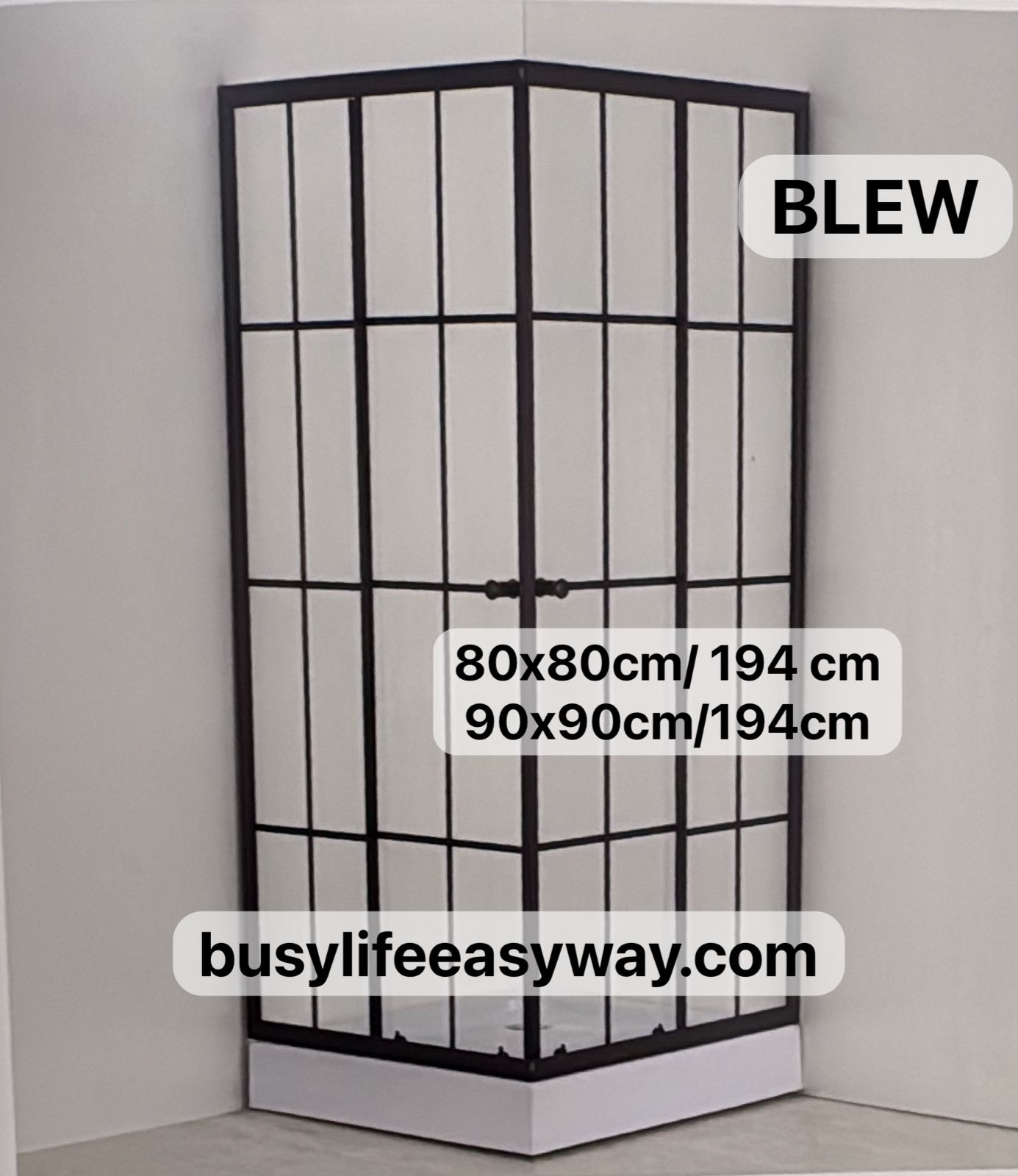 Black Shower Enclosure