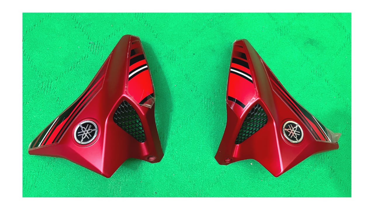 Tanky Kan for Yamaha FZS V2 (Mat Red) Bike. thumbnail 2