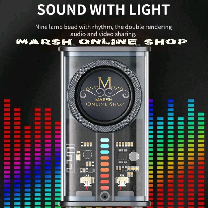 ð¥K07 Transparent Mecha Wireless Bluetooth Speaker_img_3
