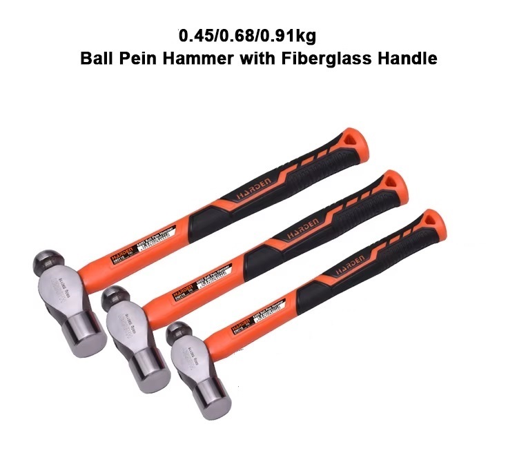 HARDEN Ball Pein Hammer ( 1.0 Lbs | 1.5Lb | 2.0 Lbs ), With Fiberglass Handle; 590114 | 590116 | 590119_img_0