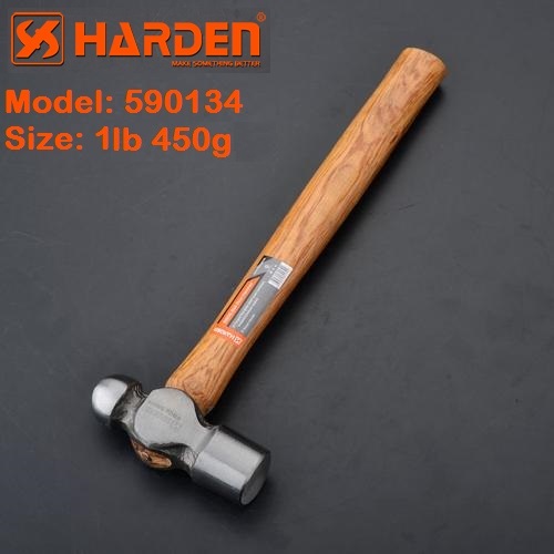 HARDEN Ball Pein Hammer ( 1.0 Lbs | 1.5Lbs | 2.0 Lbs ), With Wood Handle; 590139 | 590136 | 590139
