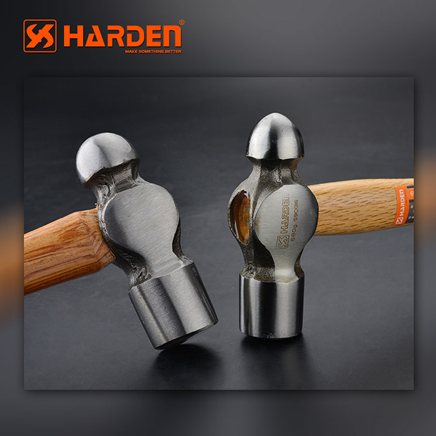 HARDEN Ball Pein Hammer ( 1.0 Lbs | 1.5Lbs | 2.0 Lbs ), With Wood Handle; 590139 | 590136 | 590139_img_4