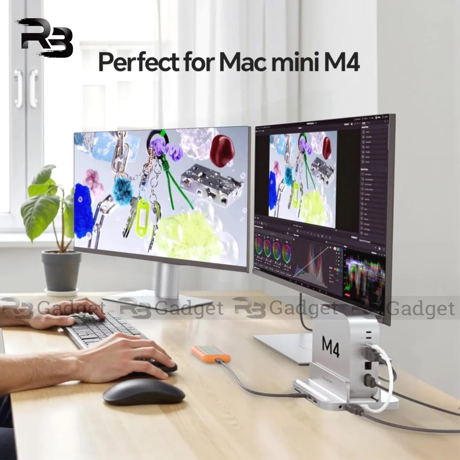 PULWTOP BS212D 9-in-1 Mac mini M4 Dock with SSD Enclosure, HDMI 4K & USB-C 10Gbps (SSD NOT Included)_img_2