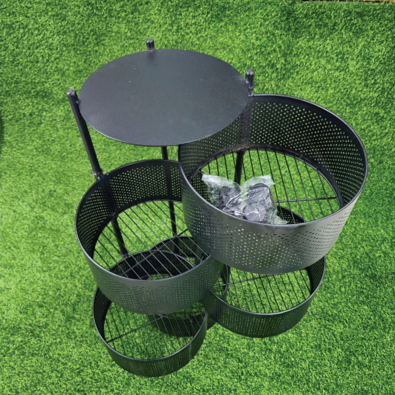 5 Layer Round Shape Kitchen Rack_img_1