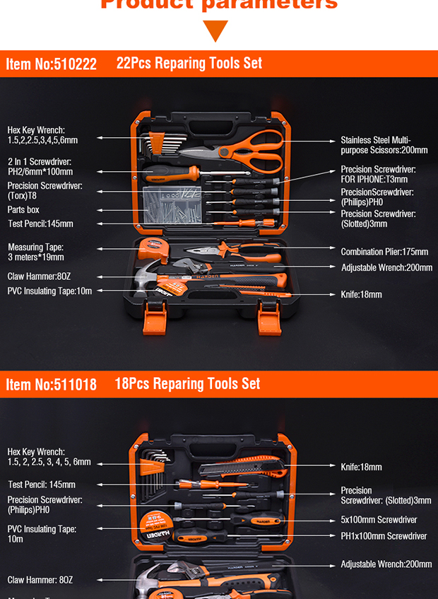 Harden 22pcs Reparing Tools Set Household 510222_img_5