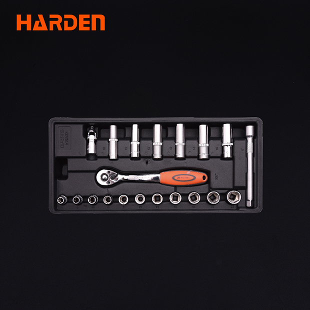 HARDEN 520632 20pcs 3/8" Drive Socket Tools Set; Model520632_img_1