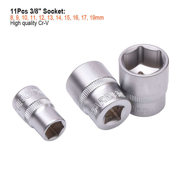 HARDEN 520632 20pcs 3/8" Drive Socket Tools Set; Model520632_img_3