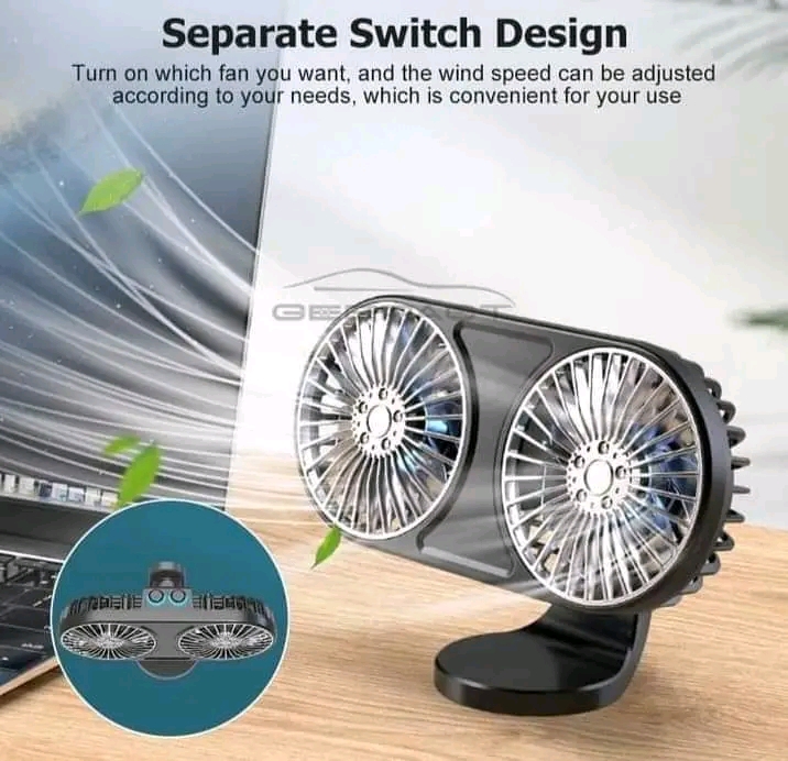 🔥 Geepact RGB Colorful USB Powered Double-Head Fan..._img_1