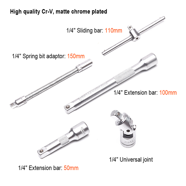 HARDEN 24Pcs 1/4" inch Drive Socket Tools Set Wrench Set 520631_img_5