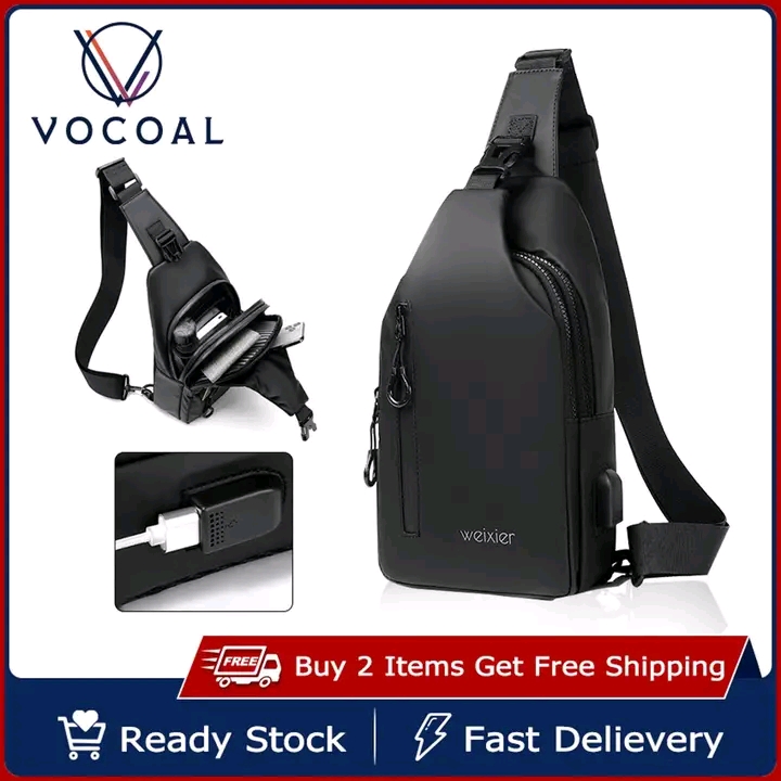 💥Men's Waterproof Cross Body Chest Bag