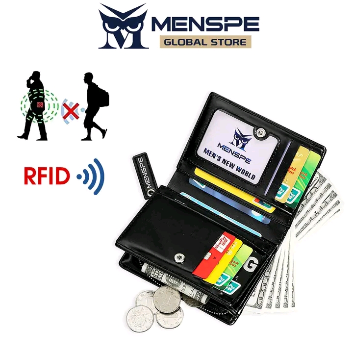 💥MENSPE PU Leather Wallet with Zipper_img_1
