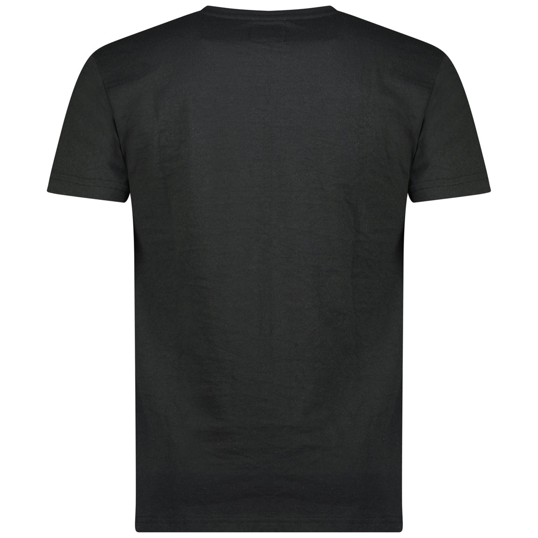 Men's T-shirt Short Sleeve, Round Neck Black_img_1