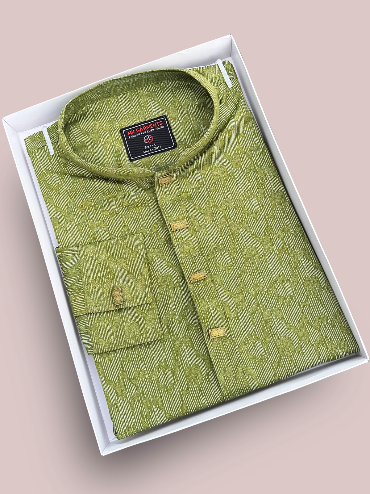Premium Cotton Print Panjabi_img_1