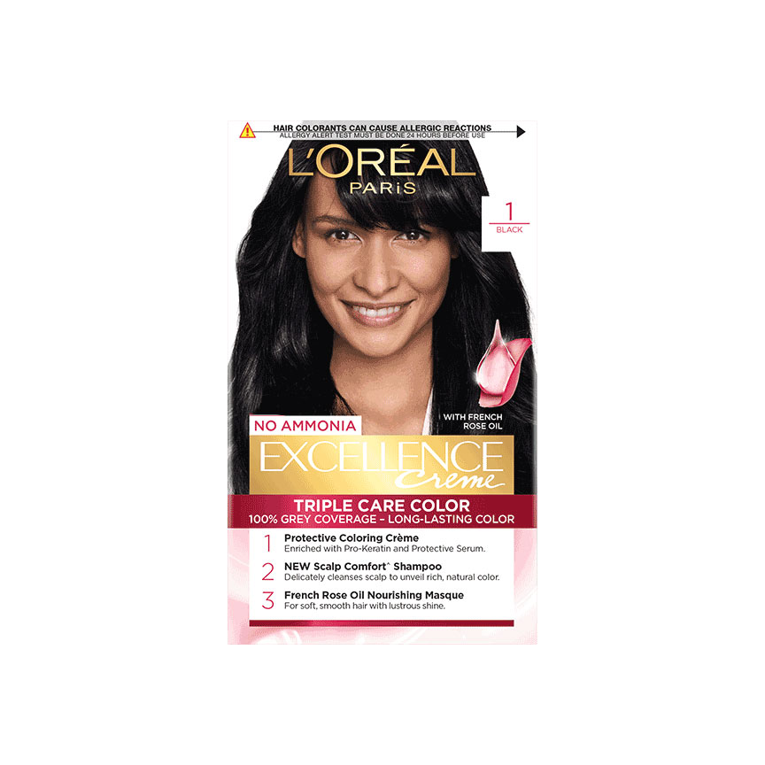 L'Oreal Excellence Triple Protection Color - Black 1_img_0
