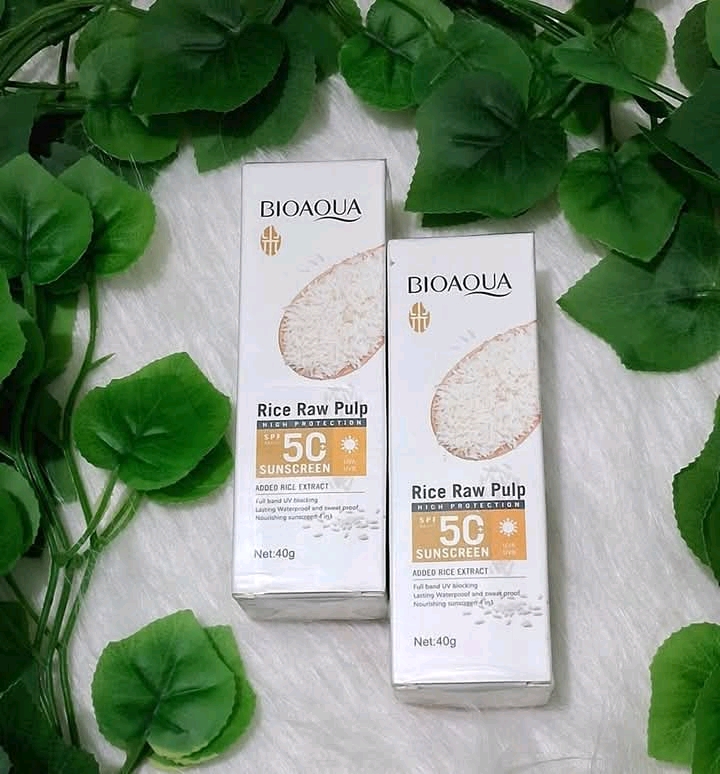 BIOAQUA Rice Raw Pulp Sunscreen – SPF 50+ PA+++
