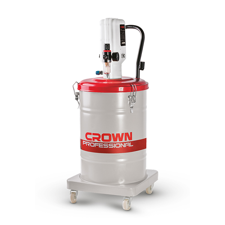CROWN CT38098 Professional Grease Injector, 30L, 0.6-0.8MPa, 0.85L/min, 50:1; CT38098