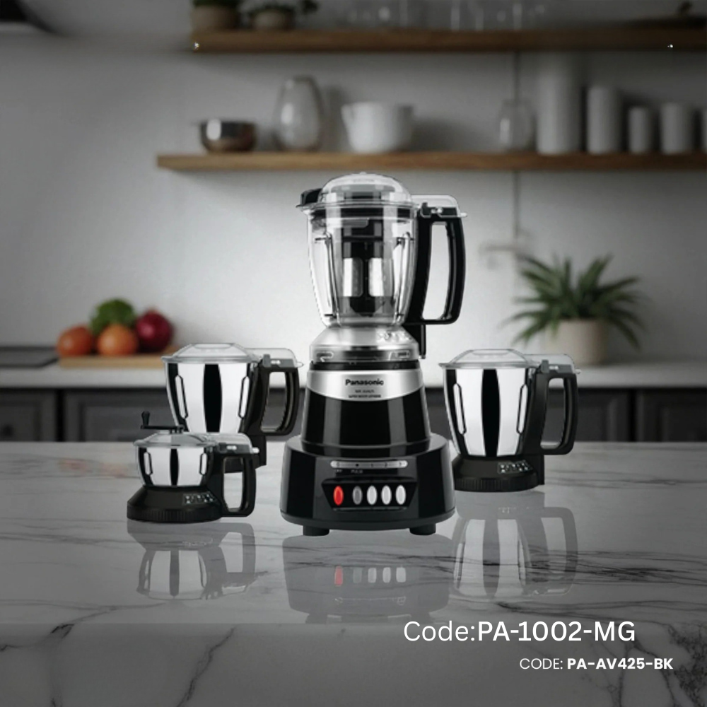 Panasonic MX-AV425 Mixer Grinder (Charcoal Black) | PA-AV425-BK