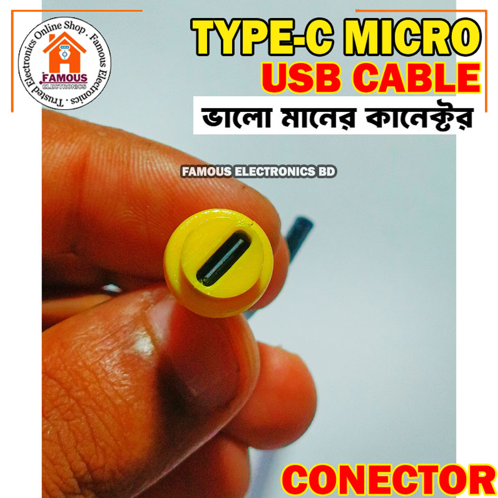 Type-C Female Connector with Attached Wire | USB-C Socket to Open End Cable_img_6
