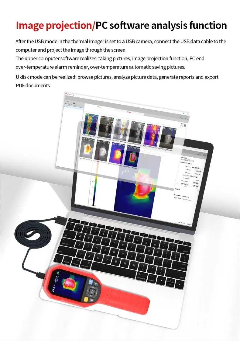 UNI-T UTi260B Infrared Thermal Imager -20°C~ 550°C (4°F~1022°F) Model UTi260B_img_2