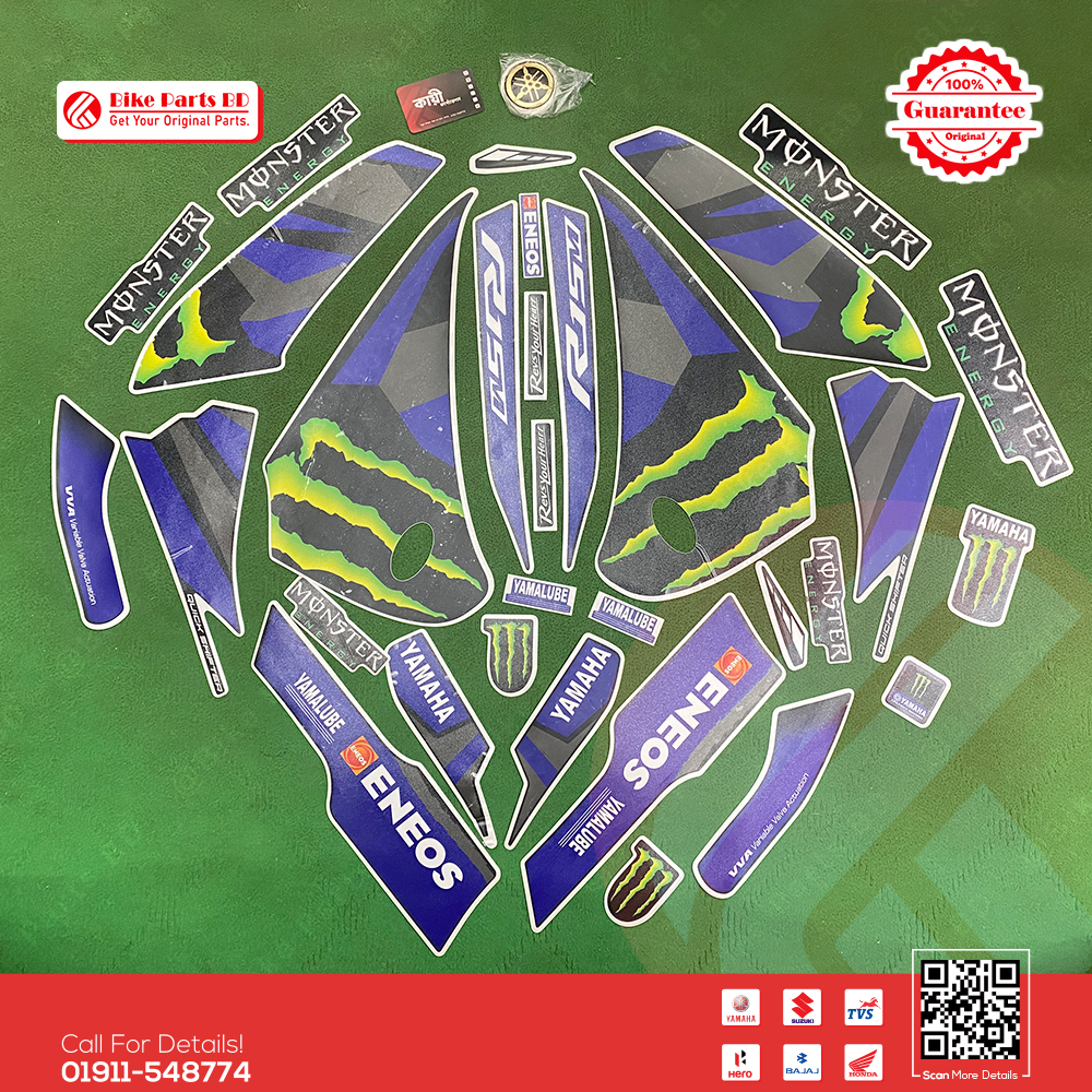 Full Set Sticker for Yamaha R15M Monster bike.