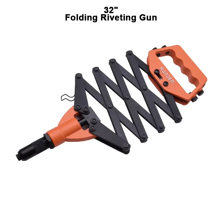 HARDEN 610114 32" Folding Riveting Machine, Scissor Type, Suitable for use with 3.2,4,4.8,6,6.4mm rivets; 610114_img_1