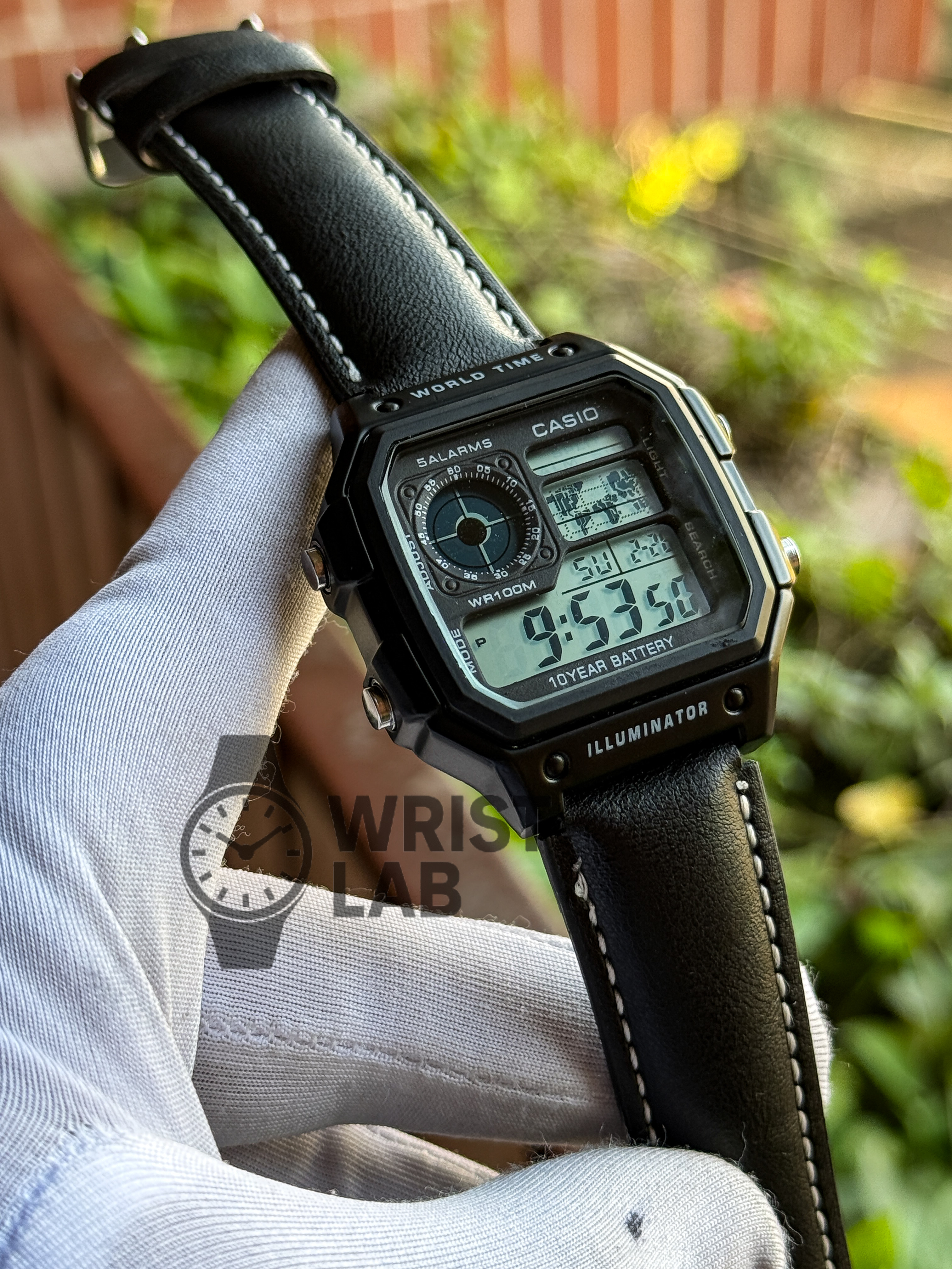 CASIO ROYALE BLACK LEATHER BLACK CASE_img_0