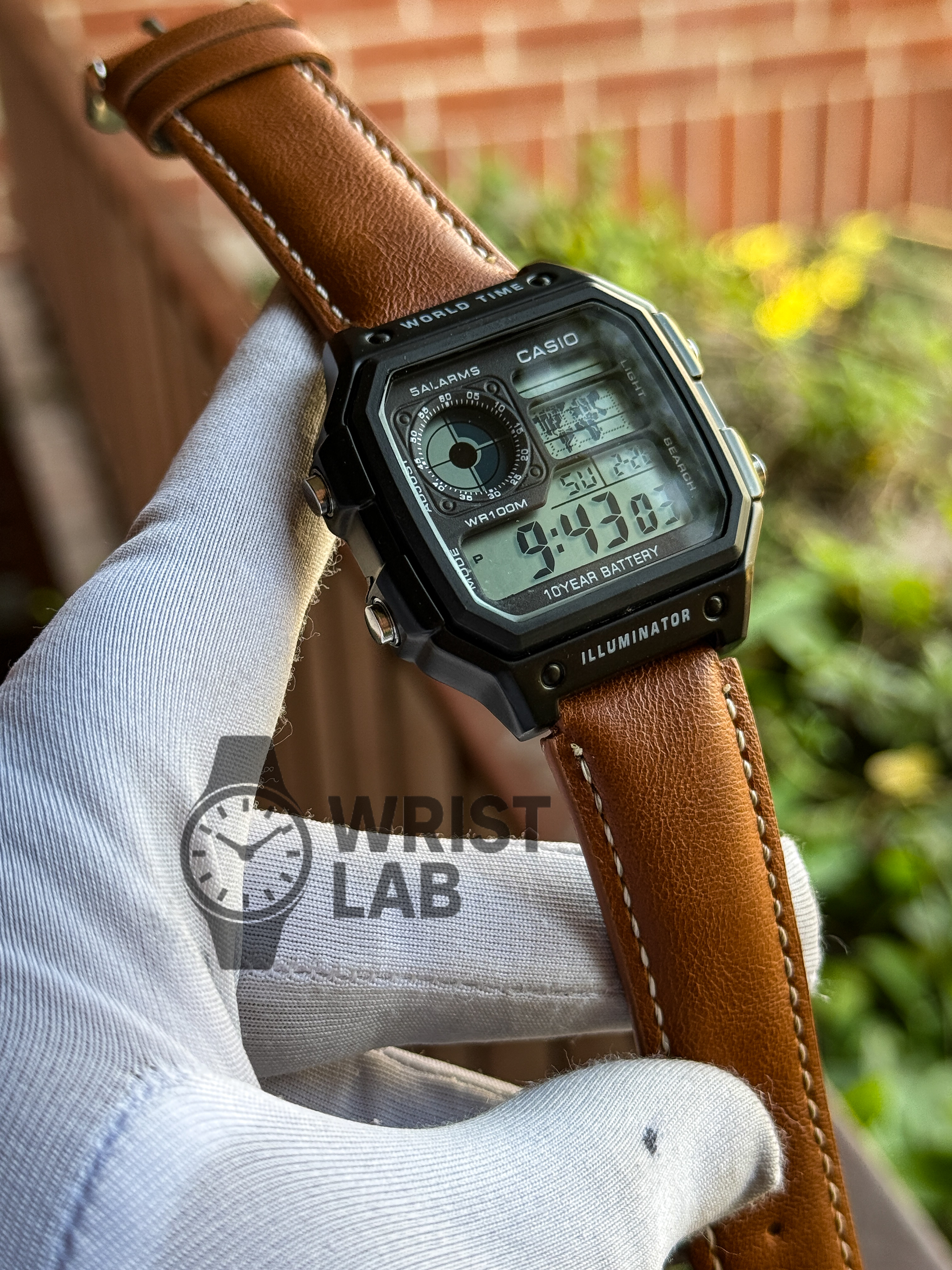 CASIO ROYALE BISCUIT LEATHER BLACK CASE_img_0