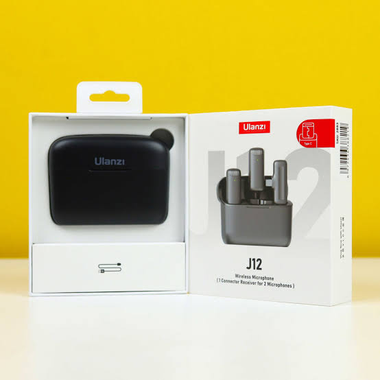 Ulanzi J12 Dual Wireless Microphone With Charging Case For Type-C