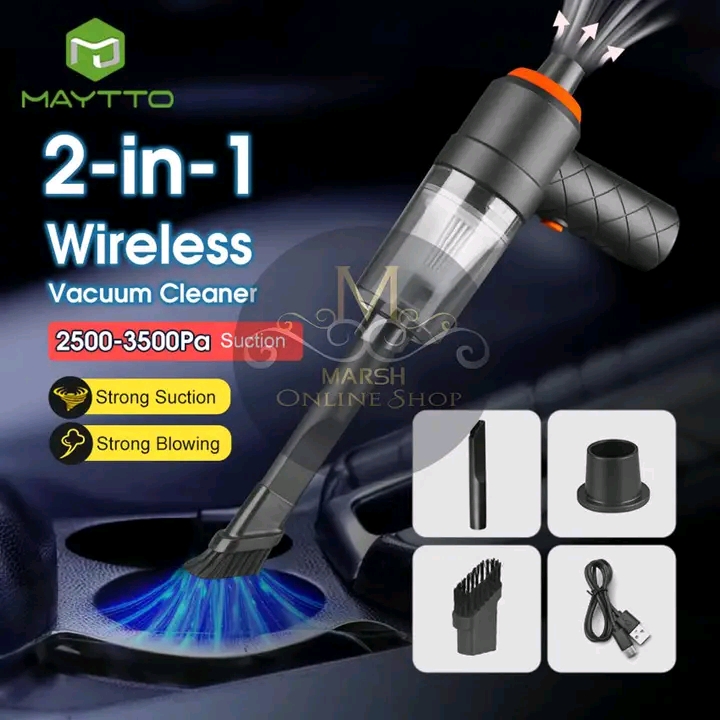 💥Maytto 2-in-1 Wireless Handheld Vacuum Cleaner