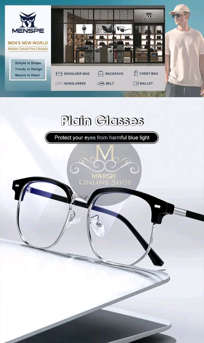 💥MENSPE Men Glasses Computer Glasses Photochromic Eyeglasses_img_1