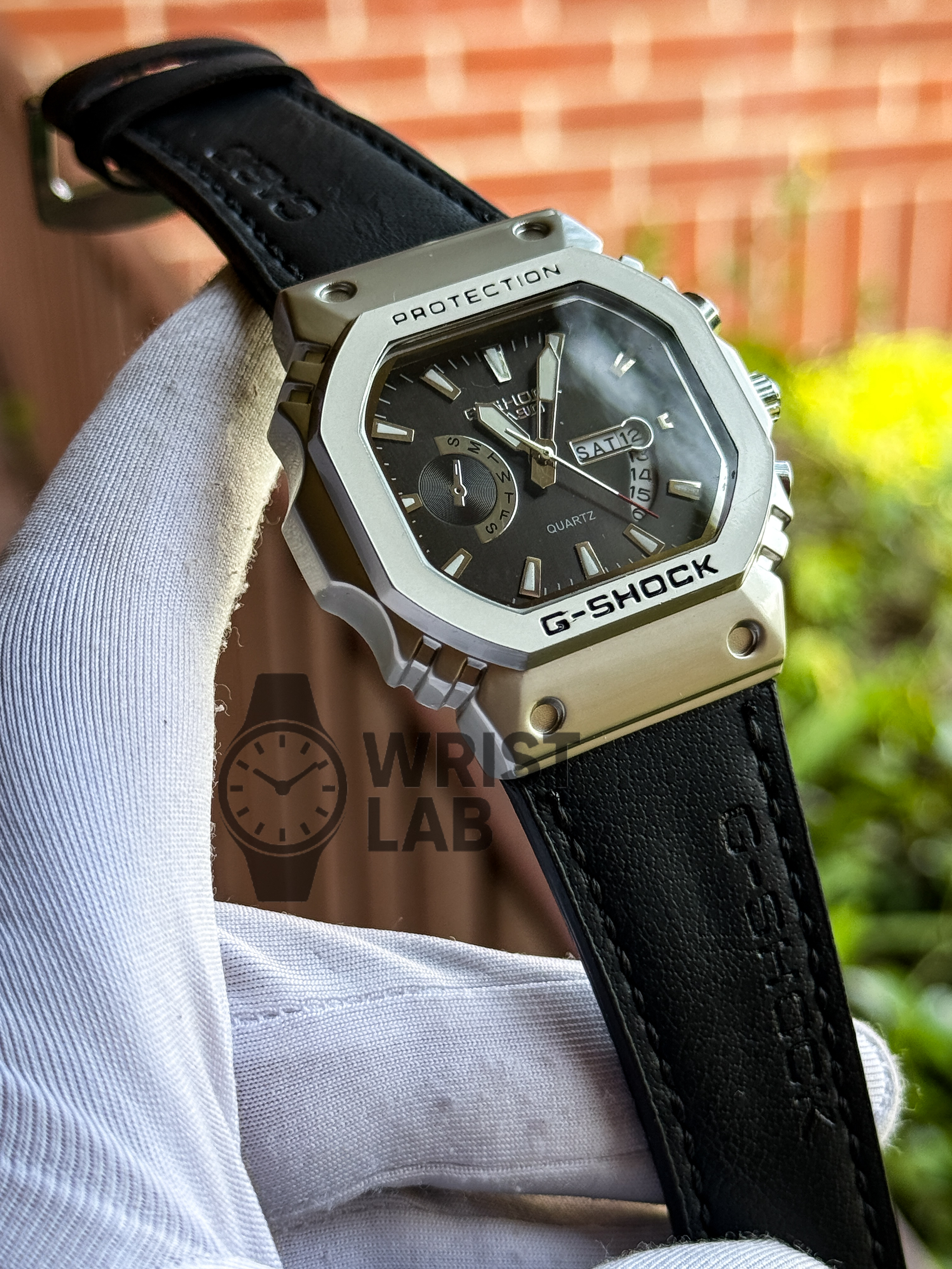 G-SHOCK SQUARE CASE SIMPlE BLACK DIAL BLACK BELT_img_0