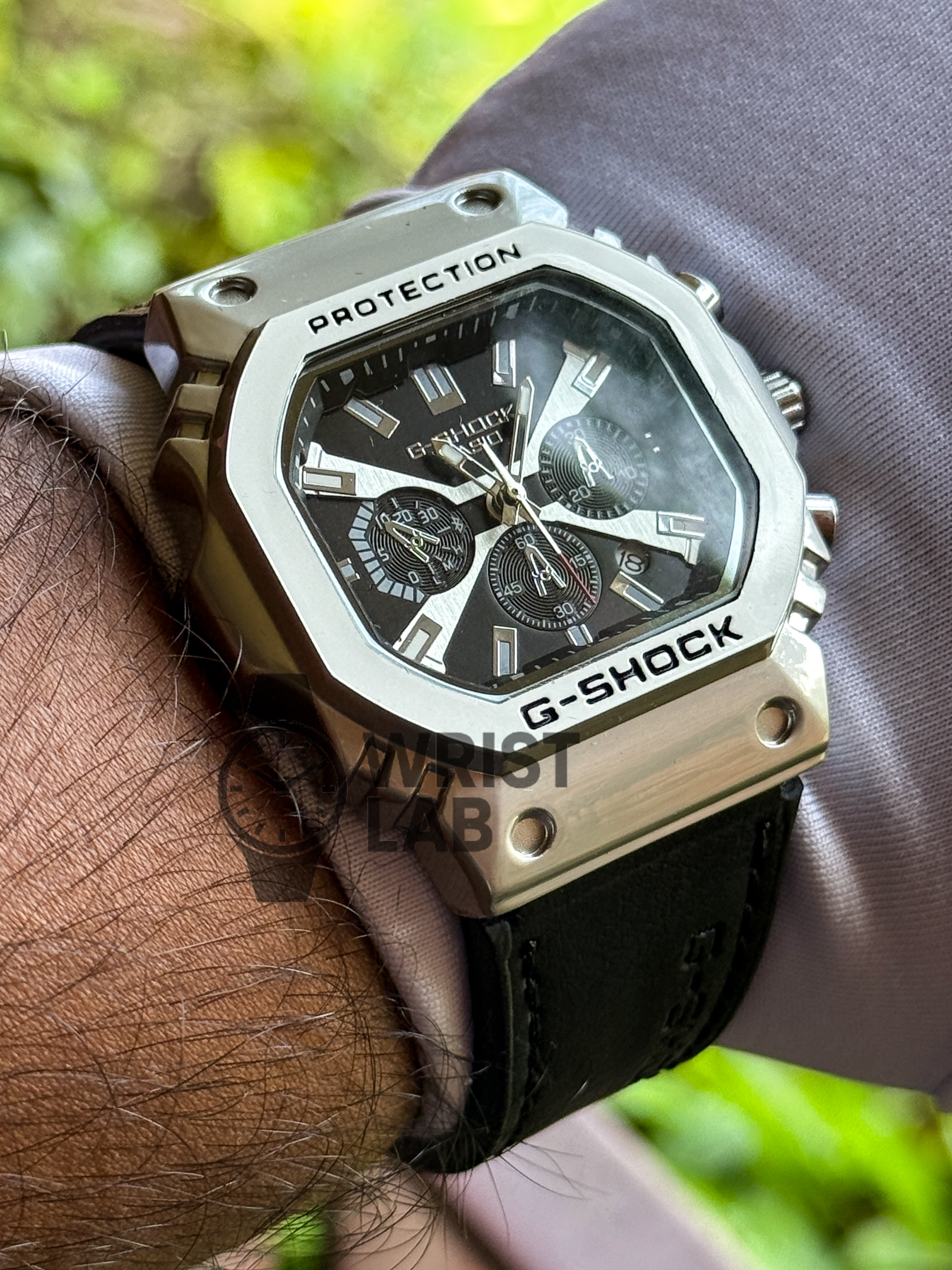 G-SHOCK SQUARE CASE DESIGNED BLACK DIAL BLACK BELT_img_2
